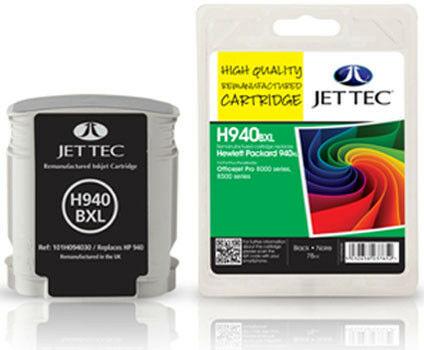 JET TEC H940BXL Black Ink Cartridge Replaces For HP 940XL, C4906, C4906A NON-OEM