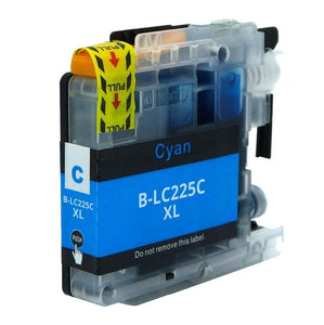 1 Compatible Cyan Ink Cartridges, Replaces For Brother LC225XLC NON-OEM