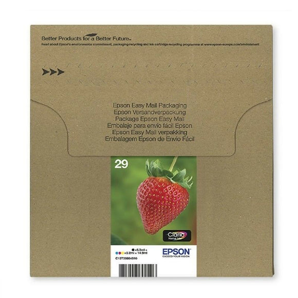 Genuine Epson 29 Strawberry Multipack Ink jet Print Cartridge T2986 C13T29864511