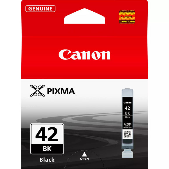 Genuine Canon CLI42BK, Black Ink Cartridge, CLI-42BK, 6384B001