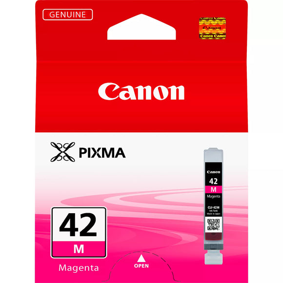 Genuine Canon CLI42M, Magenta Ink Cartridge, CLI-42M, 6386B001
