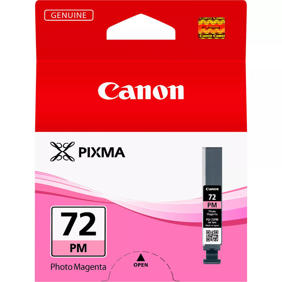 Genuine Canon PGI72PM Photo Magenta Ink Cartridge, PGI-72PM, 6408B001