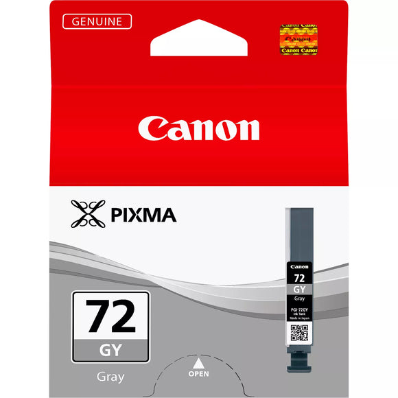 Genuine Canon PGI72GY Grey Ink Cartridge, PGI-72GY, 6409B001