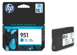 Genuine HP 951 Cyan Ink Cartridge (CN050AE)