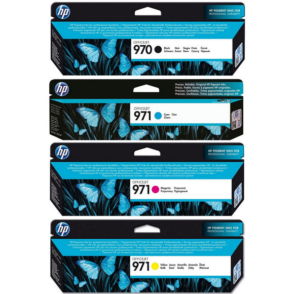 HP 970/971, Multipack Ink Cartridges, CN621AE, CN622AE, CN623AE, CN624AE