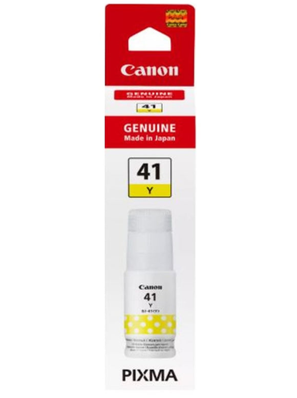 Genuine Canon GI41Y, Yellow Ink Bottle, GI-41Y, 4545C001