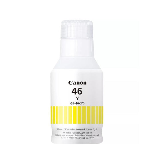 Genuine Canon GI46Y, Yellow Ink Bottle, GI-46Y, 4429C001