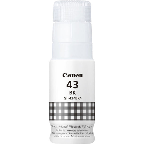Genuine Canon GI43BK, Black Ink Bottle, GI-43BK, 4698C001