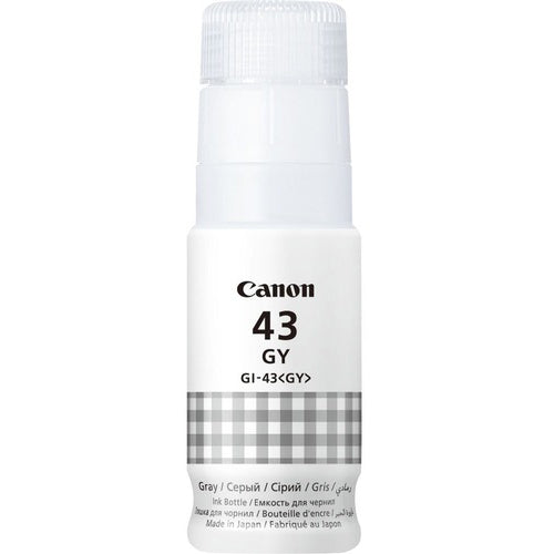 Genuine Canon GI43GY Grey Ink Bottle, GI-43GY, 4698C001
