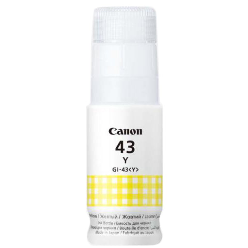 Genuine Canon GI43Y, Yellow Ink Bottle, GI-43Y, 4689C001