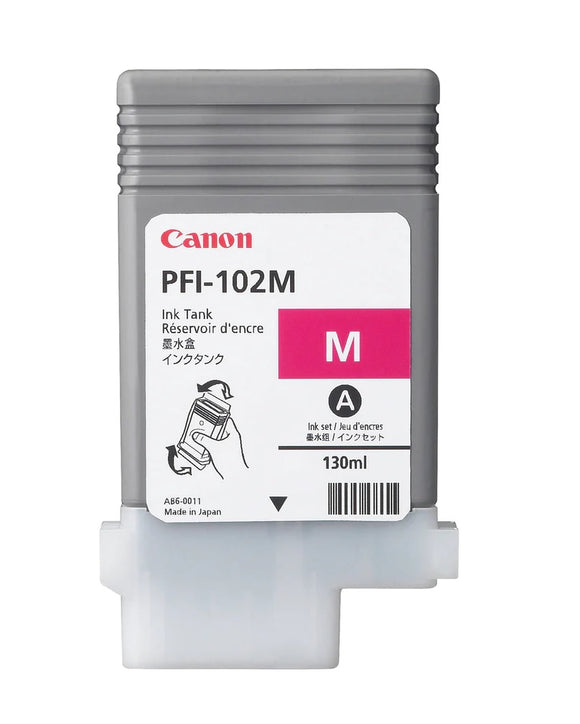 Genuine Canon PFI-104M Magenta Ink Cartridge, PFI-104M, 3631B001