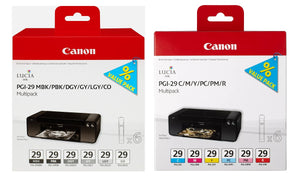 Canon PGI29, 12 Colour Multipack Ink Cartridges, PGI-29, 4873B005
