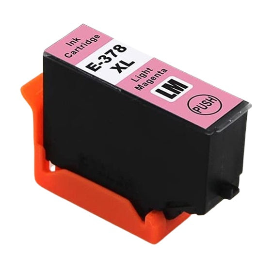 1 Compatible Light Magenta Ink Cartridge, For Epson 378XL, T3796, NON-OEM