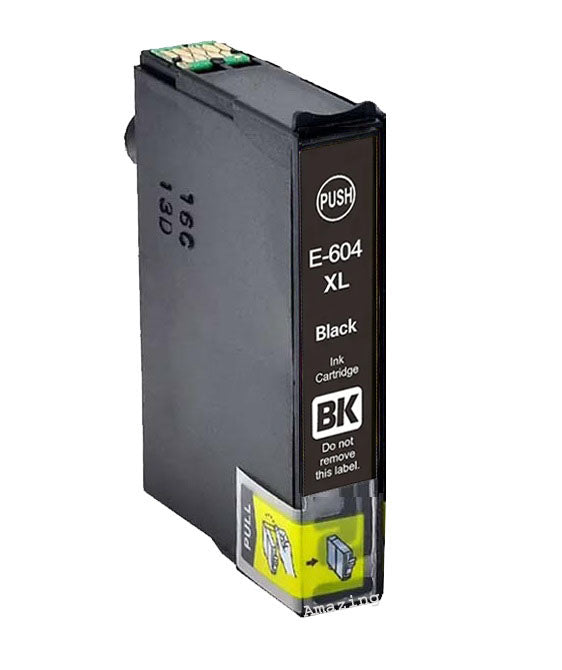 1 Compatible Black Ink Cartridge, Replaces For Epson 604XL, T10H1, NON-OEM