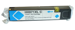 1 Compatible H0971XL Cyan Ink Cartridge, Replaces For HP 971XL CN626AE