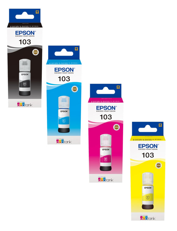 Epson Multipack 103, EcoTank ink Bottle T00S1, T00S2, T00S3, T00S4, T00S6