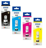 Epson 102, EcoTank Multipack ink Bottle T03R1, T03R2, T03R3, T03R4, T03R6