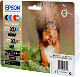 Genuine Epson 378XL, 478XL, Squirrel Multipack Ink Cartridge, T379D, C13T379D4010