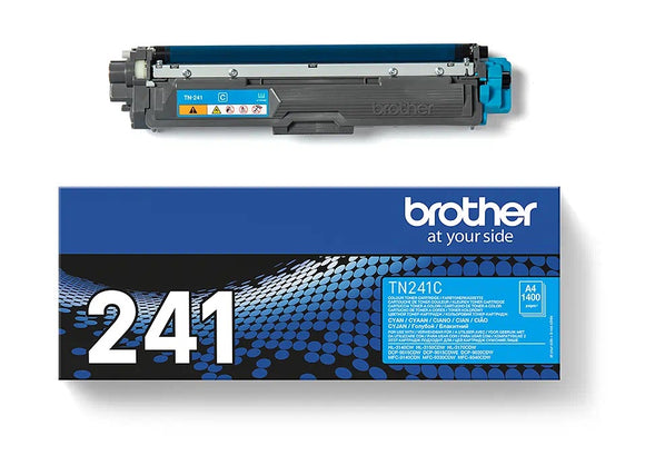 Genuine Brother TN241, Cyan Toner Cartridge, TN241C