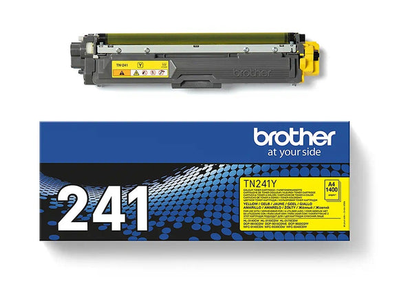 Genuine Brother TN241Y, Yellow Toner Cartridge, TN-241Y