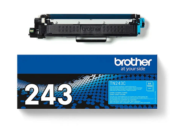 Genuine Brother 243, Cyan Toner Cartridge, TN243C