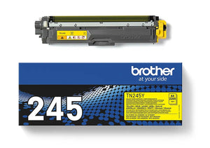 Genuine Brother TN245Y, Yellow Toner Cartridge, TN-245Y