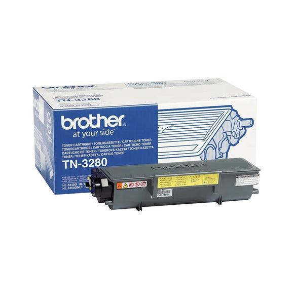 Genuine Brother TN3280, Black Toner Cartridge, TN-3280