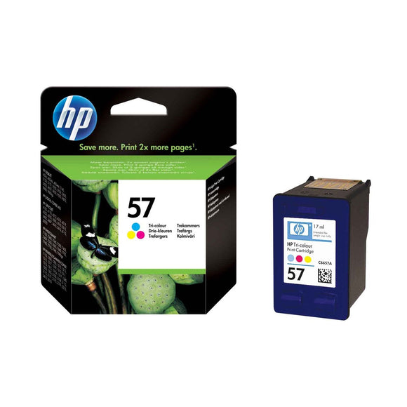 Genuine HP 57, Tri-color Ink Cartridge, C6657AE
