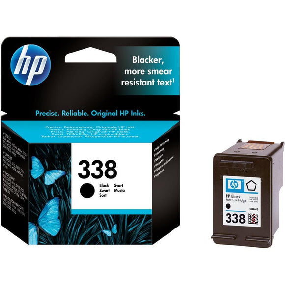 Genuine HP 338, Black Ink Cartridges, C8765EE