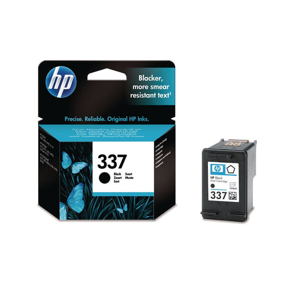 Genuine HP 337, Standard Capacity Black Ink Cartridge, C9364EE