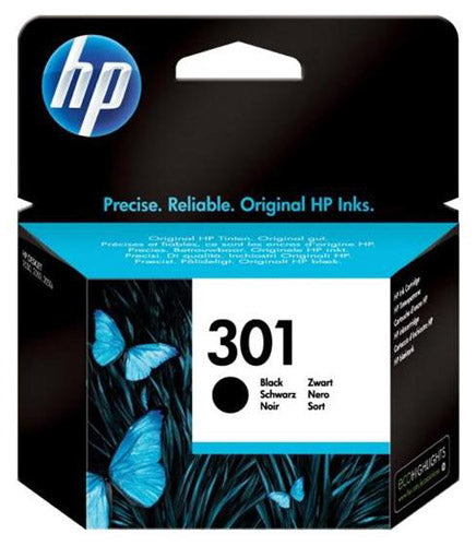 Genuine HP 301, Black Ink Cartridges, CH561, CH561EE