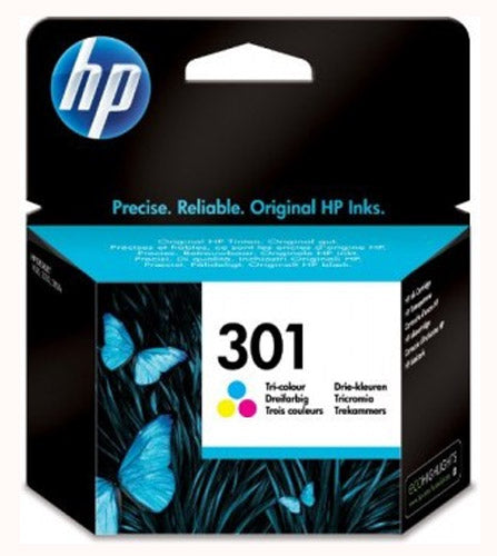 Genuine HP 301, Tri-Colour Ink Cartridge, CH562, CH562EE