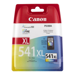 Genuine Canon 541XL, Colour Ink Cartridges, CL-541XL, 5226B005AA