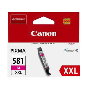 Genuine Canon 581XXL, Magenta Ink Cartridge, CLI-581MXXL, CLI581MXXL, 1996C001