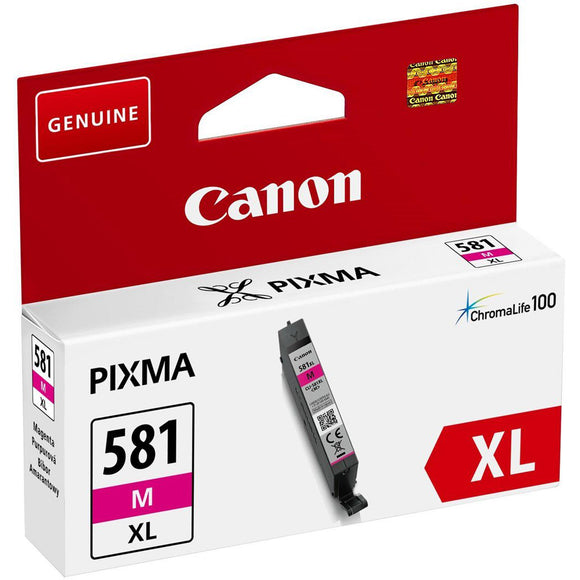 Canon CLI-581MXL, High Capacity Magenta Ink Cartridge, CLI581MXL, 2050C004