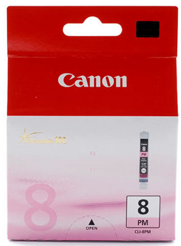 Genuine Canon CLI8PM, Photo Magenta Ink Cartridge, CLI-8PM