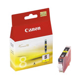 Genuine Canon 8Y, Yellow Ink Cartridge, CLI8Y, CLI-8Y, 0623B001