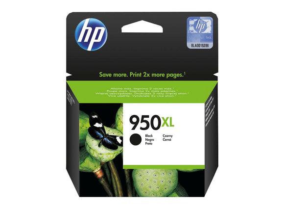 Genuine HP 950XL, Black High Capacity Ink Cartridge, CN045, CN045AE