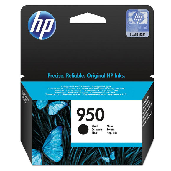 Genuine HP 950, Black Ink jet Printer Cartridge, CN049, CN049AE