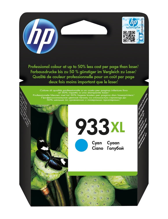 Genuine HP 933XL High Capacity Cyan Ink Cartridge, CN054, CN054AE OEM