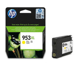 Genuine HP 953XL, High Capacity Yellow Ink Cartridge, F6U18AE