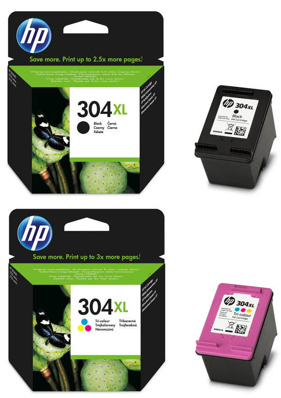 HP Ink Cartridge Combo Pack 304XL