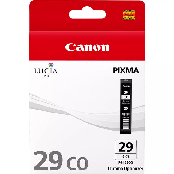 Genuine Canon PGI29CO Chroma Optimiser Clear Ink Cartridge, PGI-29CO, 4879B001