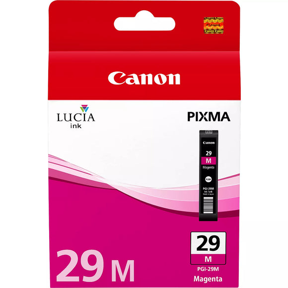 Genuine Canon PGI29M Magenta Ink Cartridge, PGI-29M, 4874B001