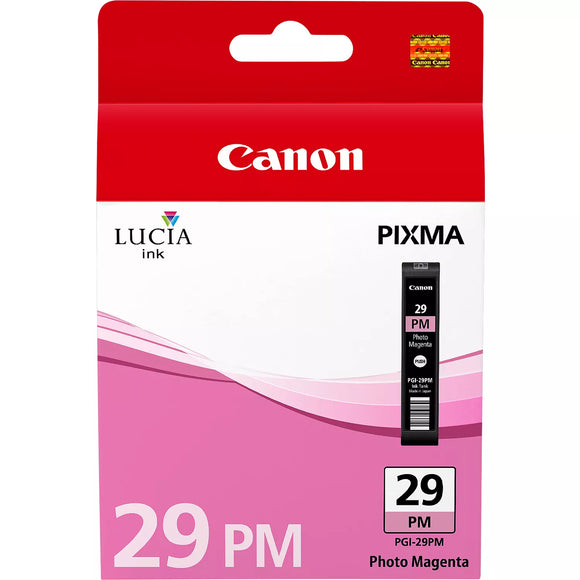 Genuine Canon PGI29PM Photo Magenta Ink Cartridge, PGI-29PM, 4877B001