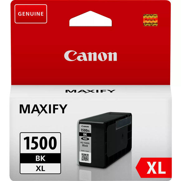 Canon PGI-1500XL, High Capacity Black Ink Cartridge, PGI-1500XLBK, 9182B001