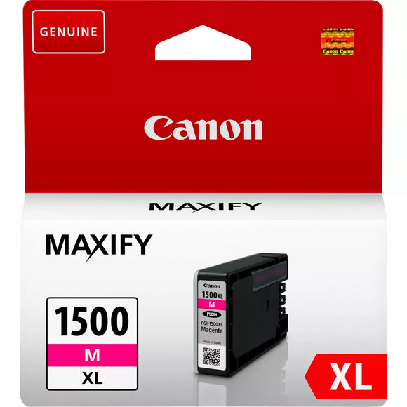 Genuine Canon PGI-1500XL, High Capacity Magenta Ink Cartridge PGI-1500XLM, 9194B001