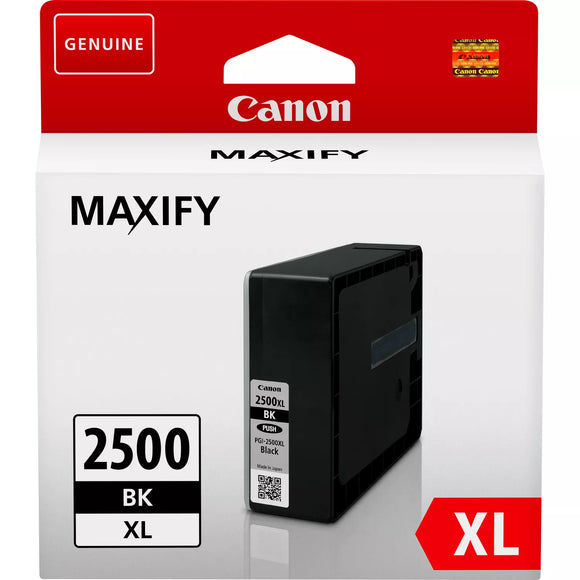 Genuine Canon PGI-2500XL, High Capacity Black Ink Cartridge, PGI-2500XLBK, 9254B001