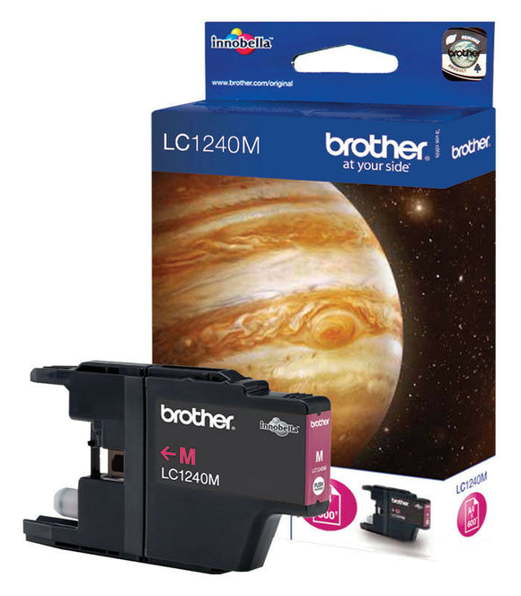 Genuine Brother LC1240M Magent Ink Cartridge, LC-1240M