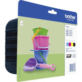 Genuine Brother LC221, Multipack Ink Cartridge, LC221VALBP